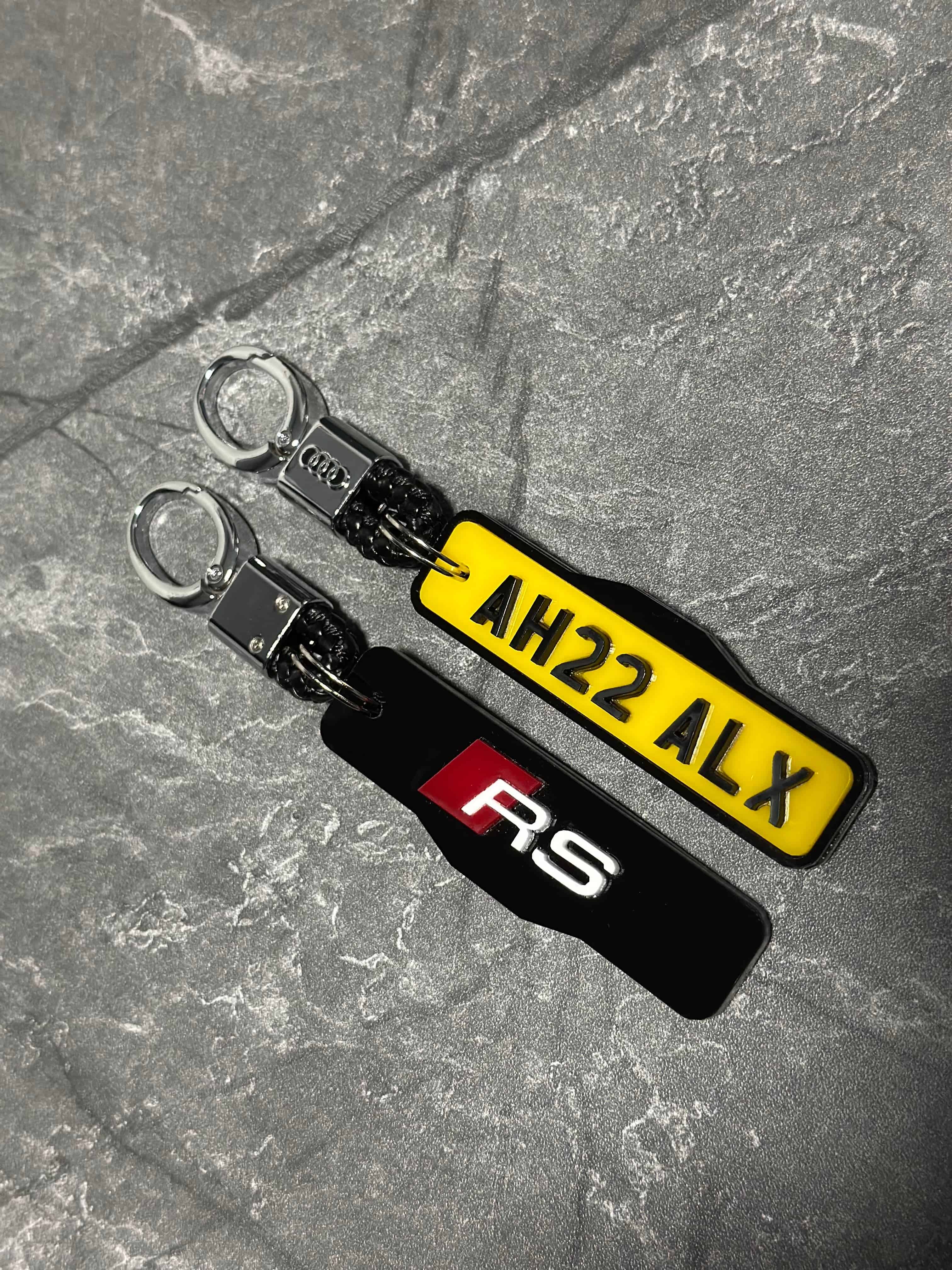 4d Number Plate Ultimate Car Keychain