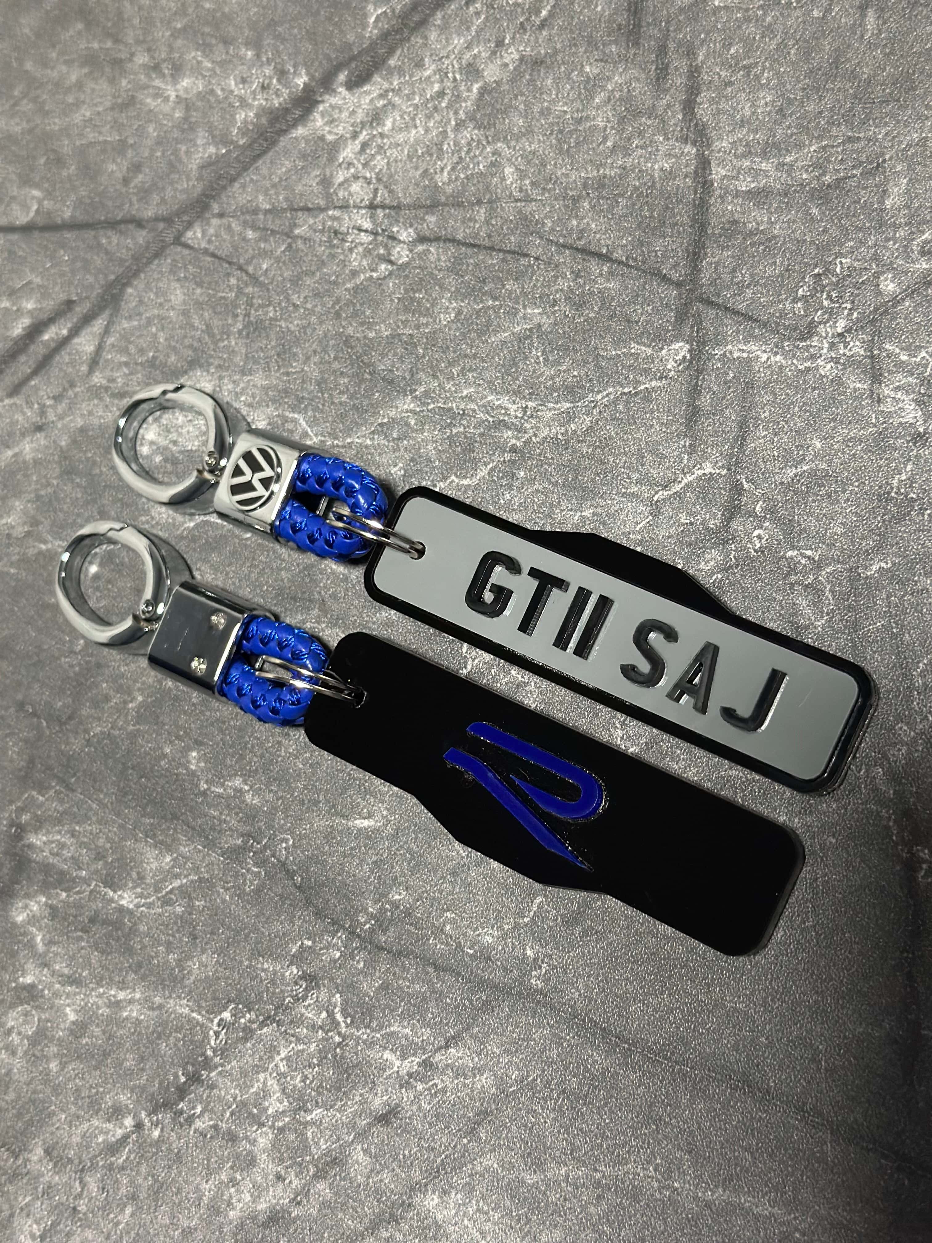 4d Number Plate Ultimate Car Keychain