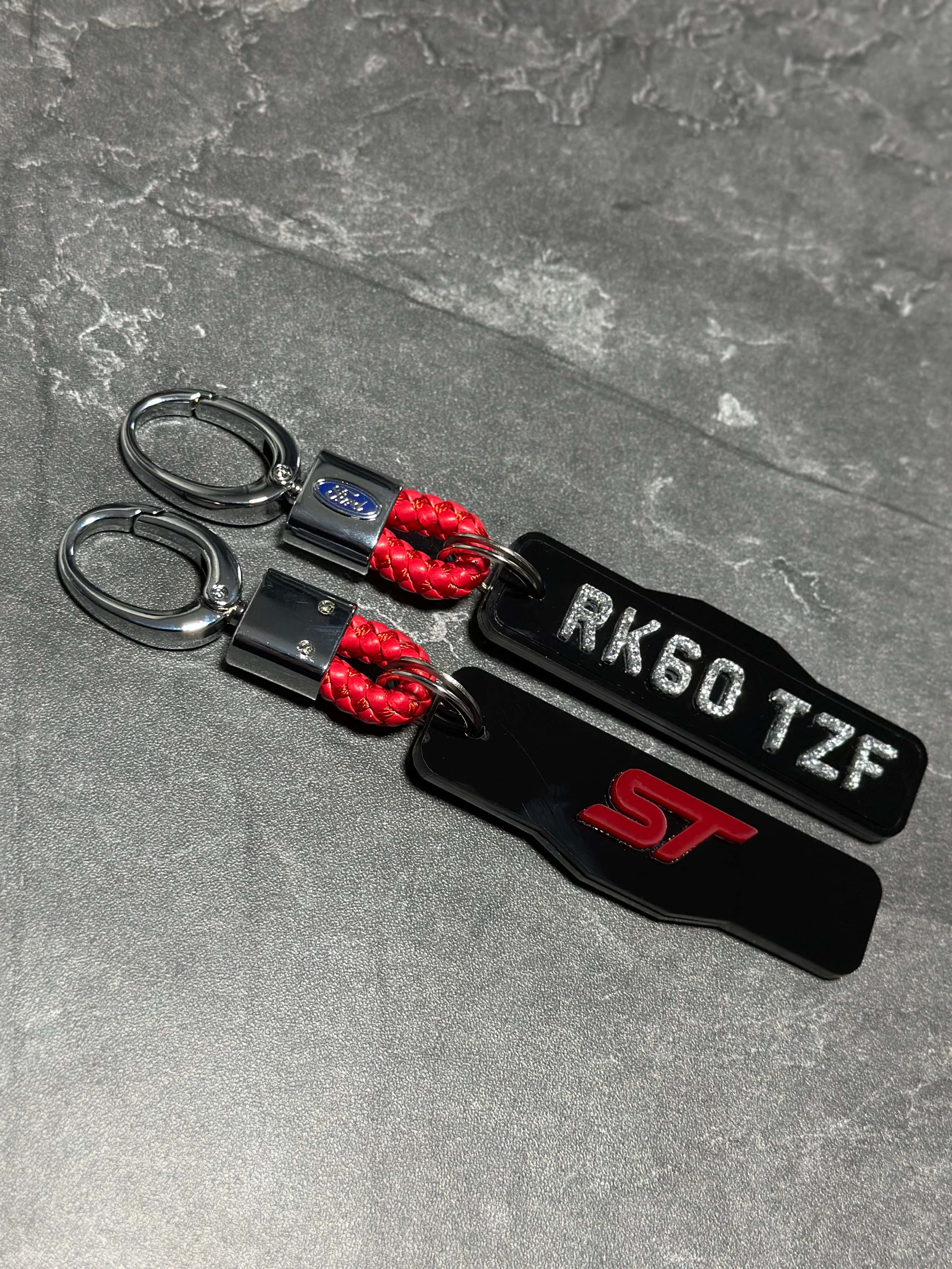 4d Number Plate Ultimate Car Keychain