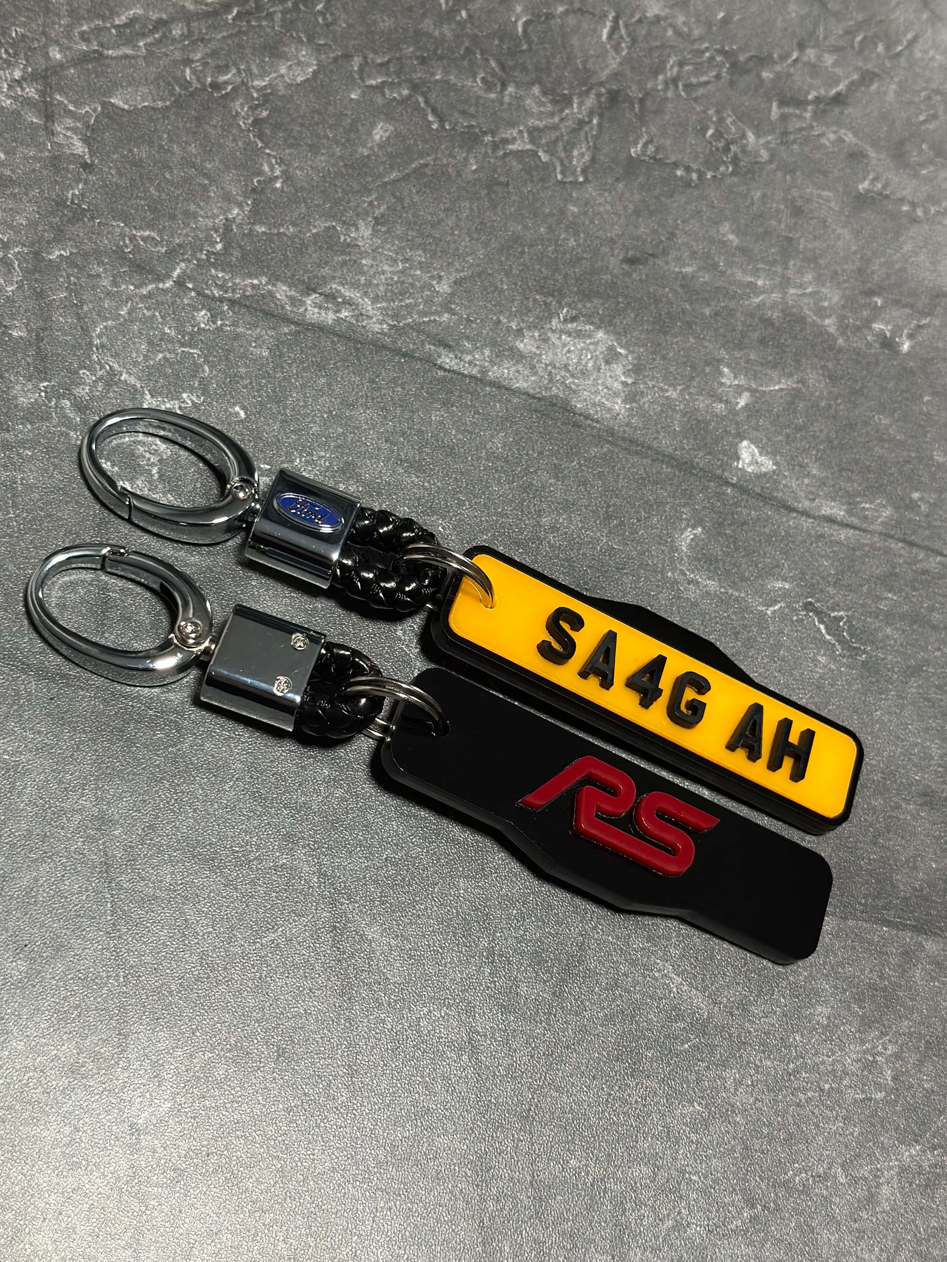 4d Number Plate Ultimate Car Keychain