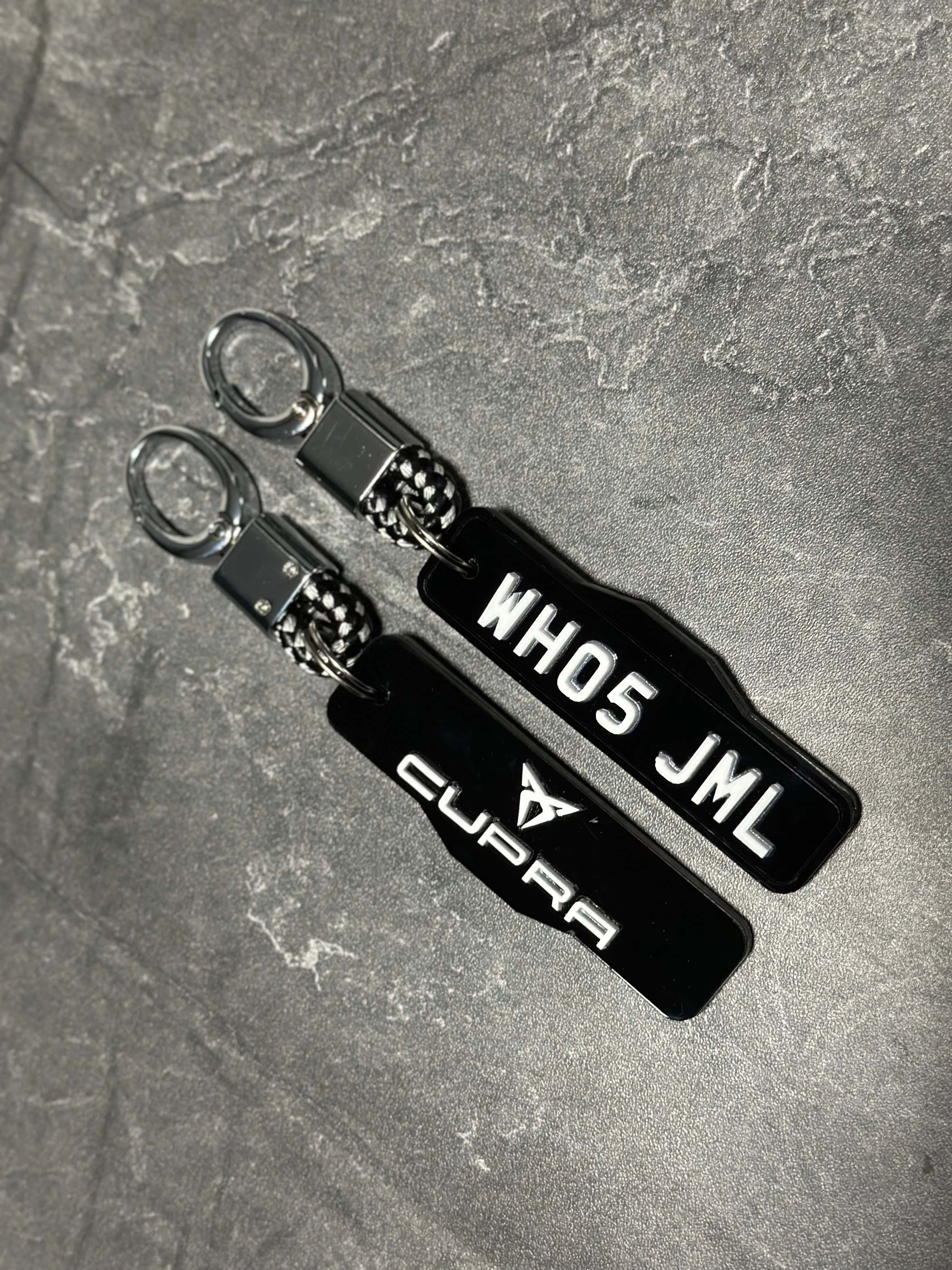 4d Number Plate Ultimate Car Keychain