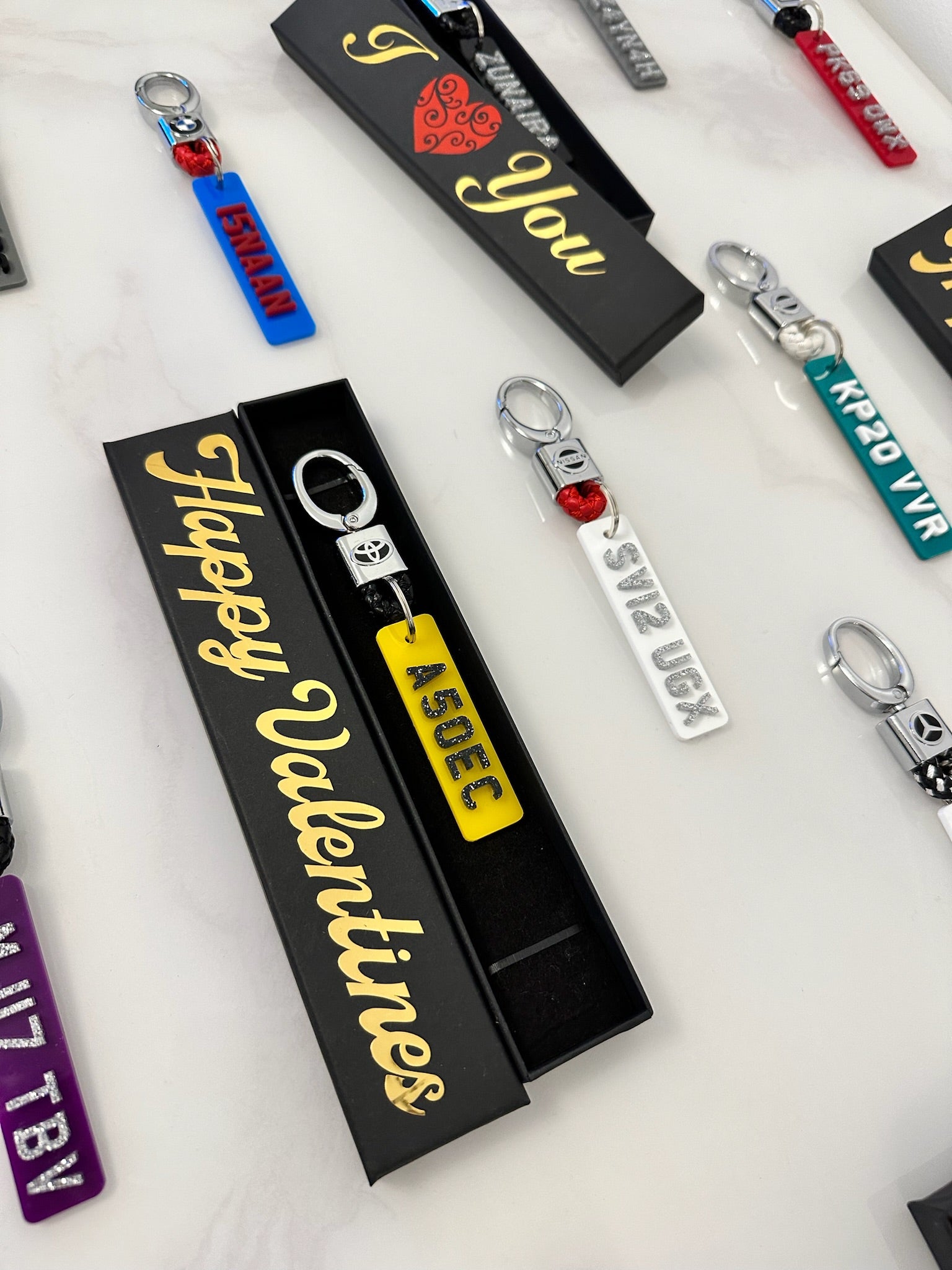 A1 Graphics Personalised Number Plate Keyring – Acrylic Laser Cut Gift For Car, Bike, Music Lover (Handmade UK)