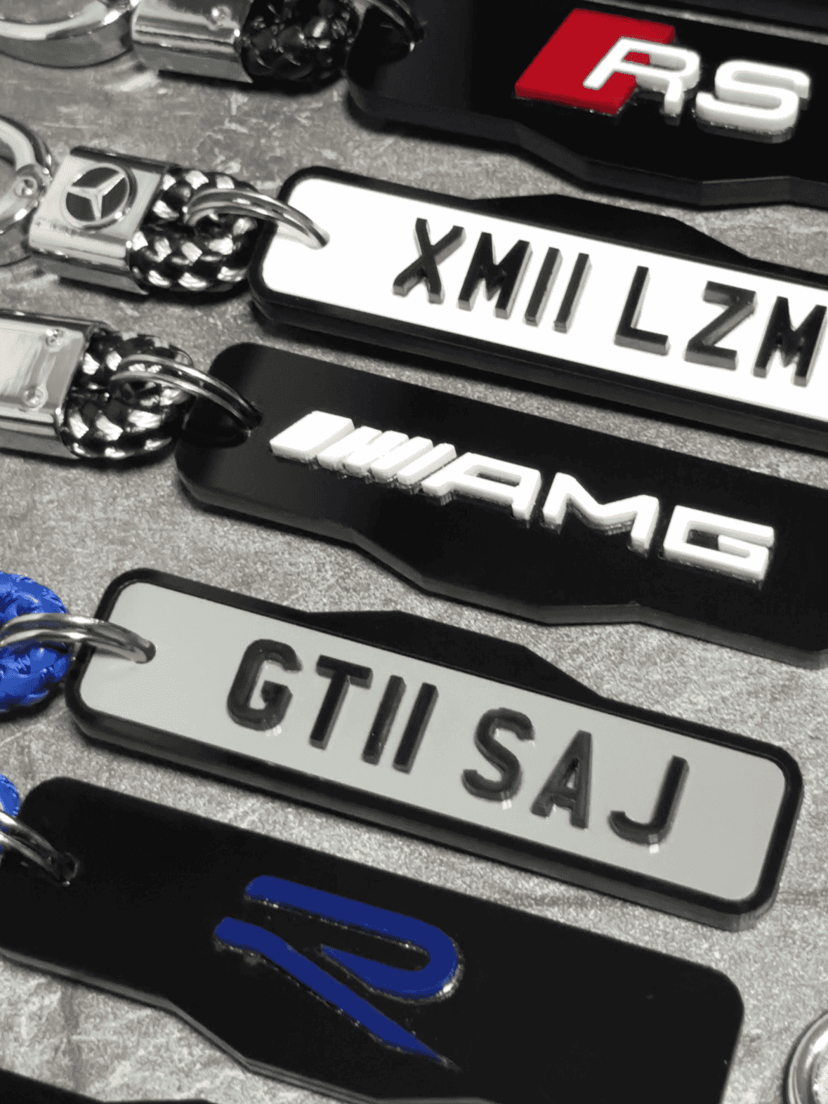 4d Number Plate Ultimate Car Keychain